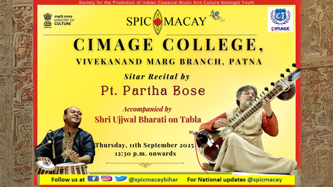 Strings of Tradition: Pt. Partha Bose Mesmerizes CIMAGE College with a Soulful Sitar Recital
